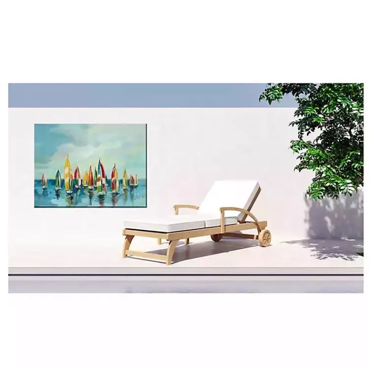 Kirklands Home Outdoor Wall Decor|Bright Sails Outdoor Canvas Art Print