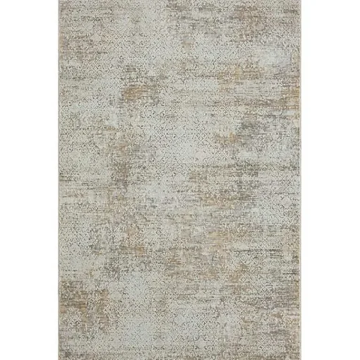 Kirklands Home Accent Rugs|Brisbane Beige Faded Damask Area Rug, 2x3
