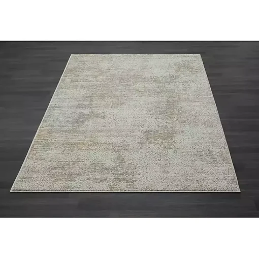 Kirklands Home Accent Rugs|Brisbane Beige Faded Damask Area Rug, 2x3
