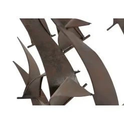 Kirklands Home Wall Plaques|Bronze Birds Metal Wall Plaque Brown