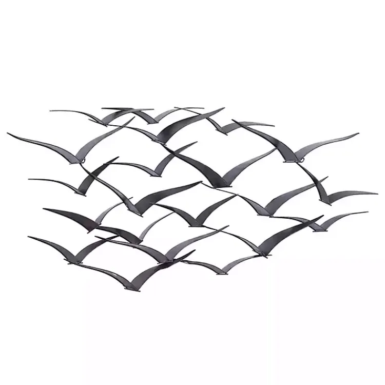 Kirklands Home Wall Plaques|Bronze Birds Metal Wall Plaque Brown