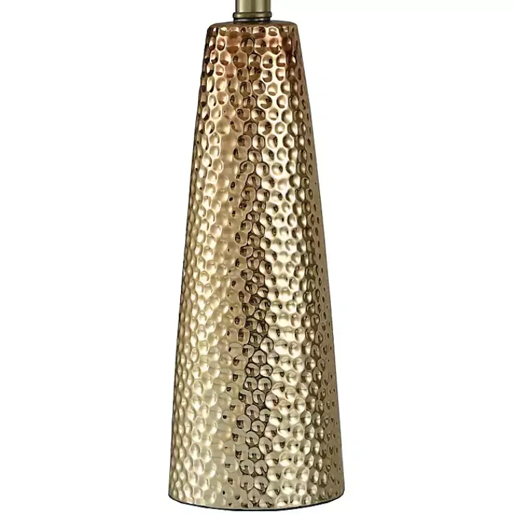 Kirklands Home Table Lamps|Bronze Hammered Table Lamp White