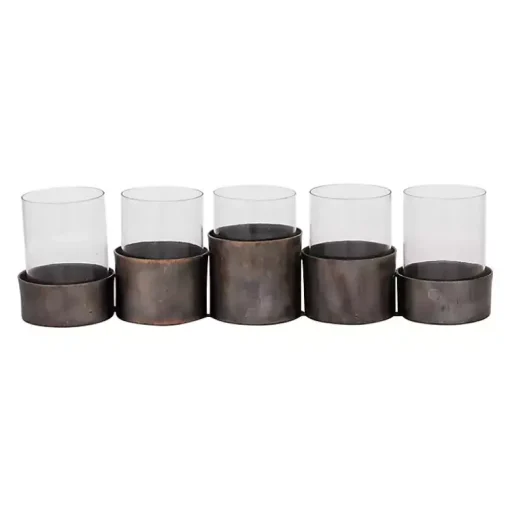 Best Bronze Iron Runner Candle Holders