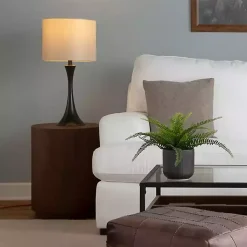 Kirklands Home Table Lamps|Bronze Metal Hourglass Table Lamps, Set of 2 Brown