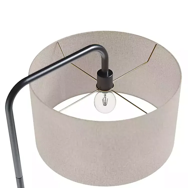 Kirklands Home Floor Lamps|Bronze Metal Puck Floor Lamp Brown