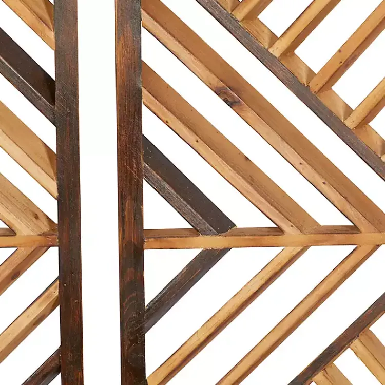 Kirklands Home Wall Plaques|Bronze Wood Geometric Wall Plaques, Set of 3 Tan