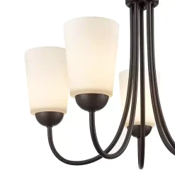 Kirklands Home Chandeliers & Pendant Lighting|Bronze Traditional 5-Light Chandelier Brown