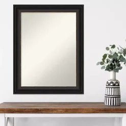 Kirklands Home Framed Mirrors|Bronze Trio Oil Rubbed Decorative Framed Mirror