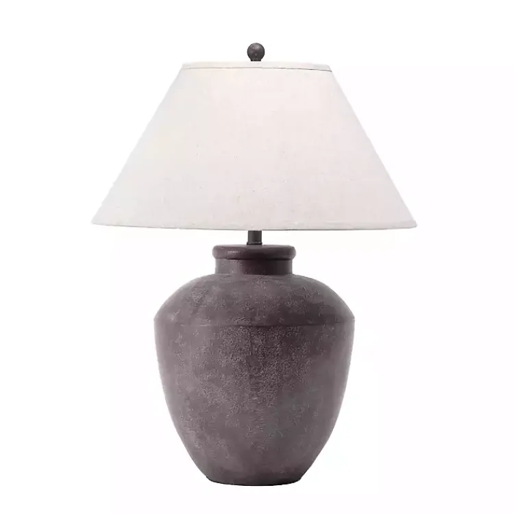 Kirklands Home Table Lamps|Bronze Urn Resin Table Lamp Ivory