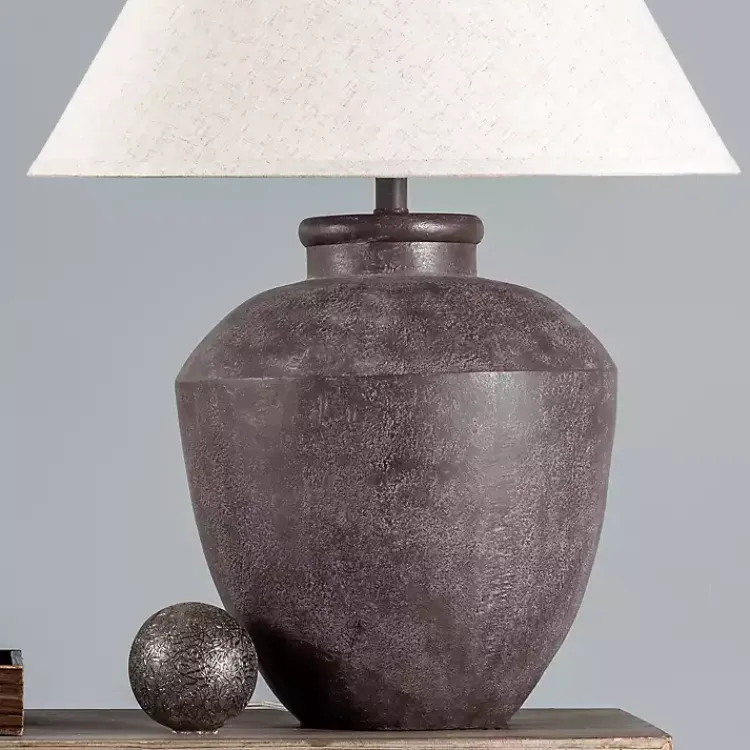 Kirklands Home Table Lamps|Bronze Urn Resin Table Lamp Ivory