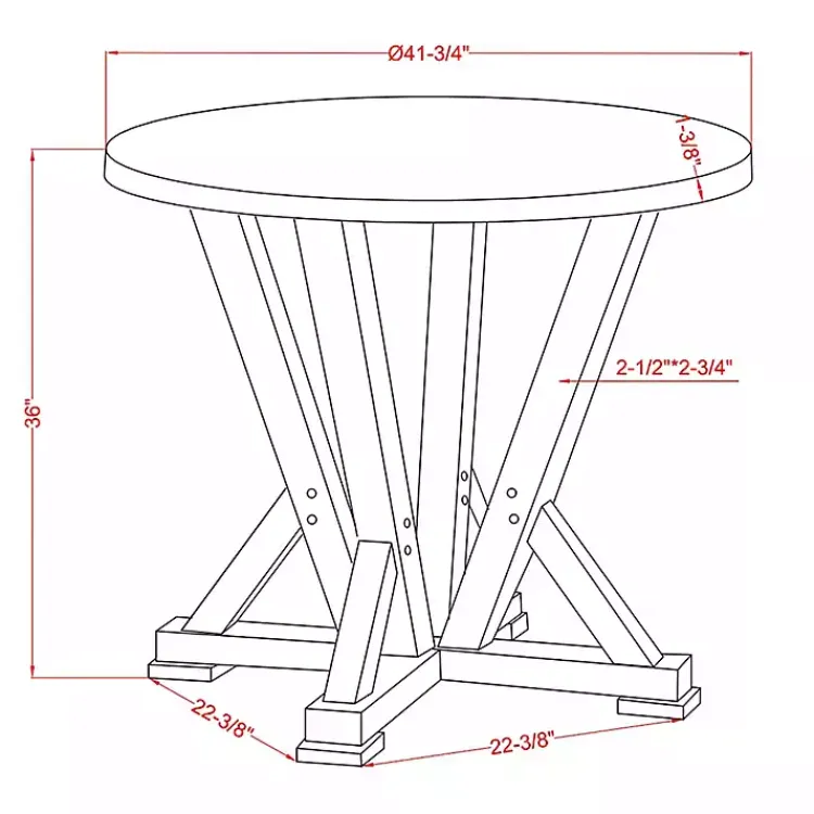 Kirklands Home Dining Tables|Brown and Antique White Wood Counter Table