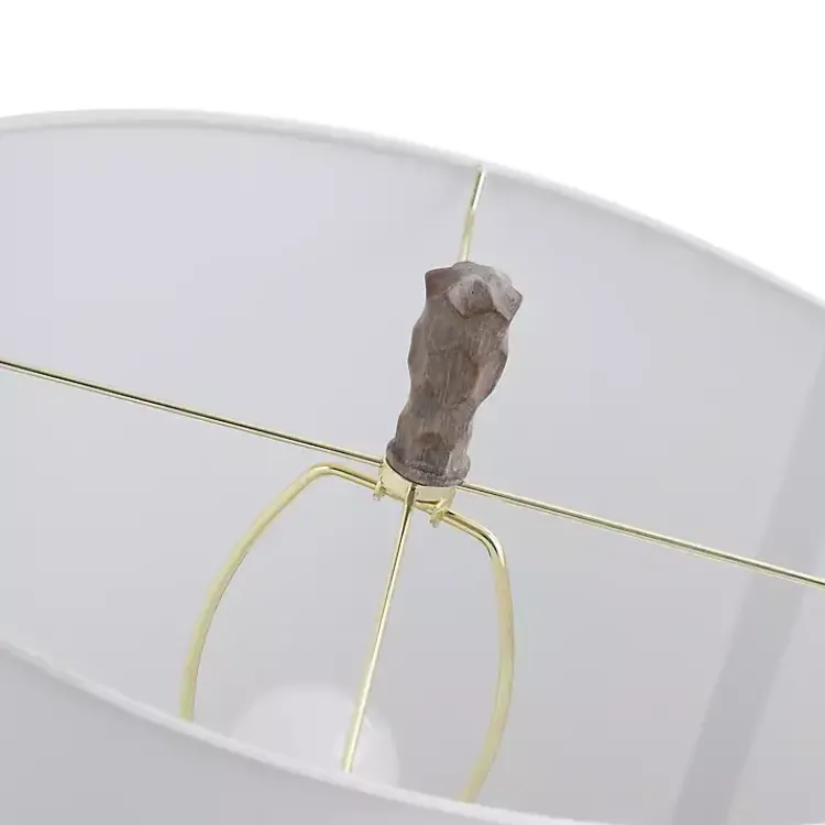 Kirklands Home Table Lamps|Brown and Gold Gourd Table Lamp White