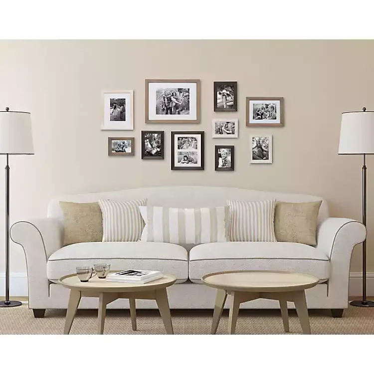 Kirklands Home Gallery Wall Frames|Brown and Gray 10-pc. Gallery Wall Frame Set
