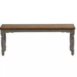 Kirklands Home Dining Chairs|and Gray Wooden Dining Bench Brown
