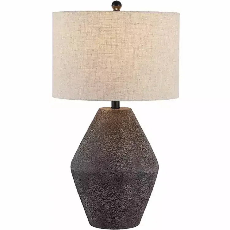 Kirklands Home Table Lamps|Brown Angled Gourd Ersta Table Lamp Tan