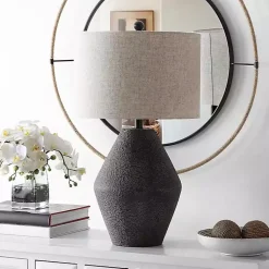 Kirklands Home Table Lamps|Brown Angled Gourd Ersta Table Lamp Tan