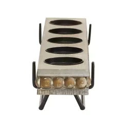 Online Beaded Wood and Metal Base Candle Holder Candle Holders