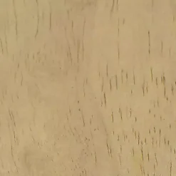 Kirklands Home Benches & Ottomans|Boucle Natural Wood Ottoman Brown