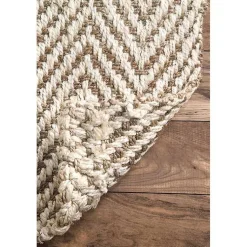 Kirklands Home Area Rugs|Brown Chevron Valen Area Rug, 8x10