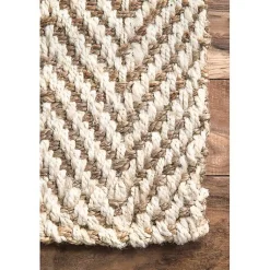 Kirklands Home Area Rugs|Brown Chevron Valen Area Rug, 8x10