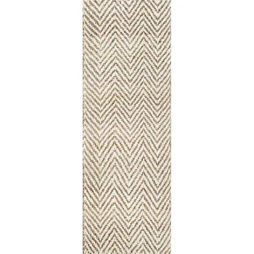 Kirklands Home Accent Rugs|Brown Chevron Valen Runner