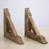 Kirklands Home Shelves|Brown Corbel Shelf Brackets, Set of 2