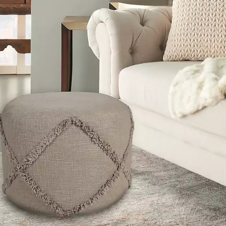 Clearance Diamond Tufted Pouf Poufs & Floor Cushions