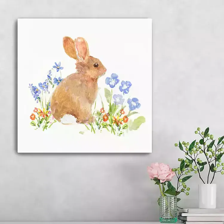 Online Brown Easter Bunny Canvas Art Print Easter Decorations