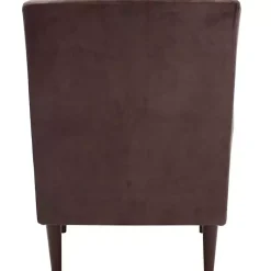 Kirklands Home Accent Chairs|Ellen Rolled Arms Accent Chair Brown