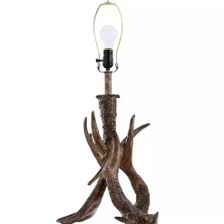 Kirklands Home Table Lamps|Faux Antler Table Lamp Brown