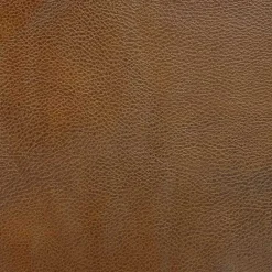 Kirklands Home Benches & Ottomans|Faux Leather Channeled Upholstered Ottoman Brown