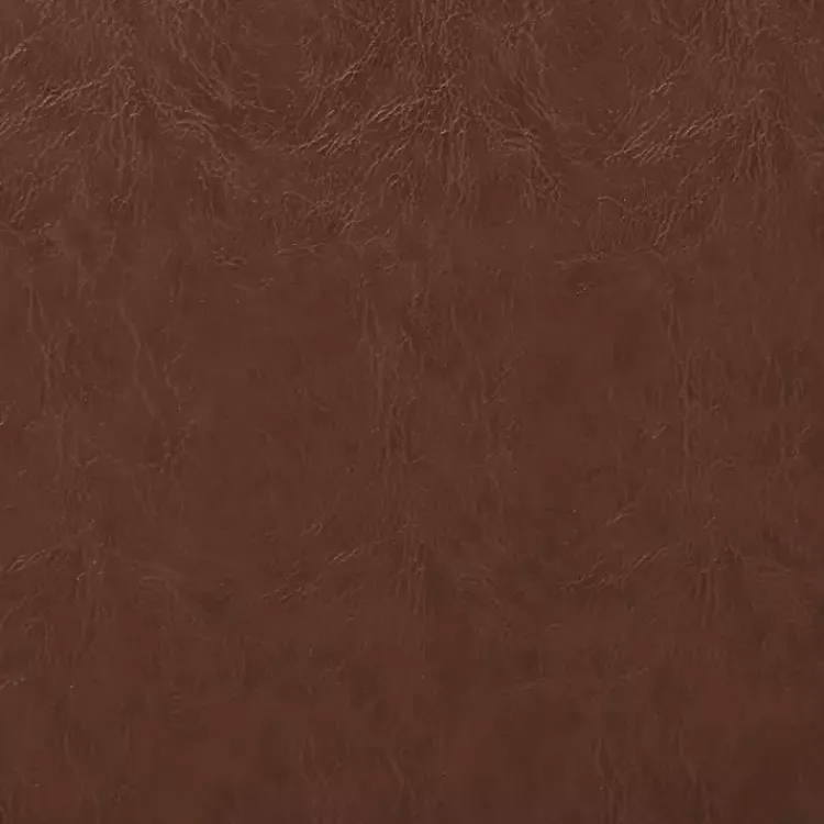 Kirklands Home Accent Chairs|Faux Leather Swivel Club Chair Brown