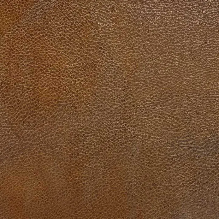 Kirklands Home Benches & Ottomans|Faux Leather Tufted Storage Ottoman Brown