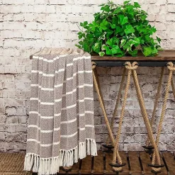 Discount Herringbone Striped Throw Blankets & Throws