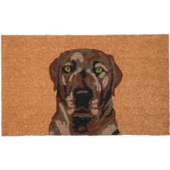 Kirklands Home Doormats|Labrador Doormat Brown