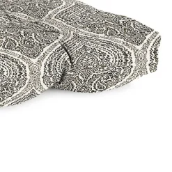 Kirklands Home Outdoor Cushions & Pillows|Medallion Tufted Outdoor Bench Cushion Brown