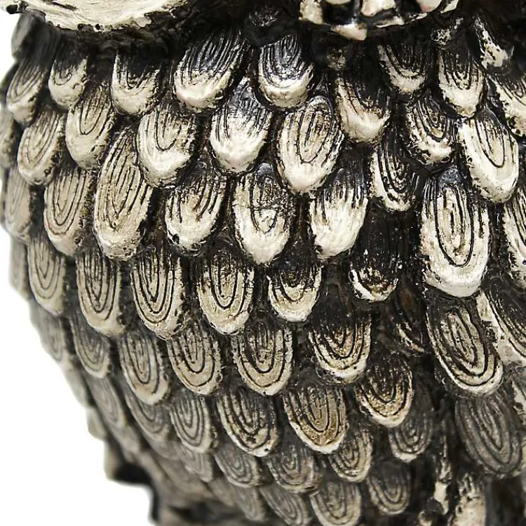 Kirklands Home Table Lamps|Brown Owl and Shade Table Lamp White