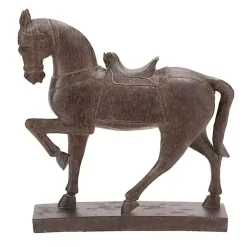 New Polystone Prancing Horse Statue Statues & Figurines