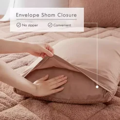 Kirklands Home Comforters|Quilted Teddy 3-pc. Full/Queen Comforter Set Brown