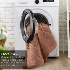 Kirklands Home Comforters|Quilted Teddy 3-pc. Full/Queen Comforter Set Brown