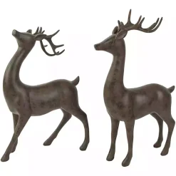 Outlet Reindeer Figurines, Set of 2 Christmas Decorations