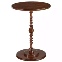 Kirklands Home Accent & End Tables|Santel Spindle Accent Table Brown