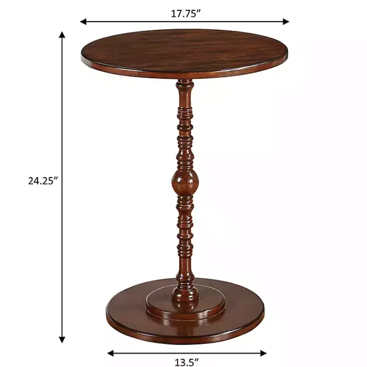 Kirklands Home Accent & End Tables|Santel Spindle Accent Table Brown