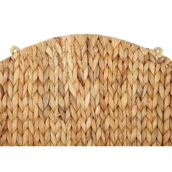 Kirklands Home Shelves|Brown Sea Grass Woven Round Wall Shelf