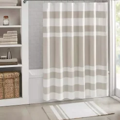 Kirklands Home Bathroom Rugs|Stripe Reversible Bath Mat, 45 in. Brown