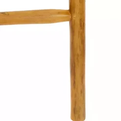 Sale Teak Wood Leaning Ladder Decorative Accents
