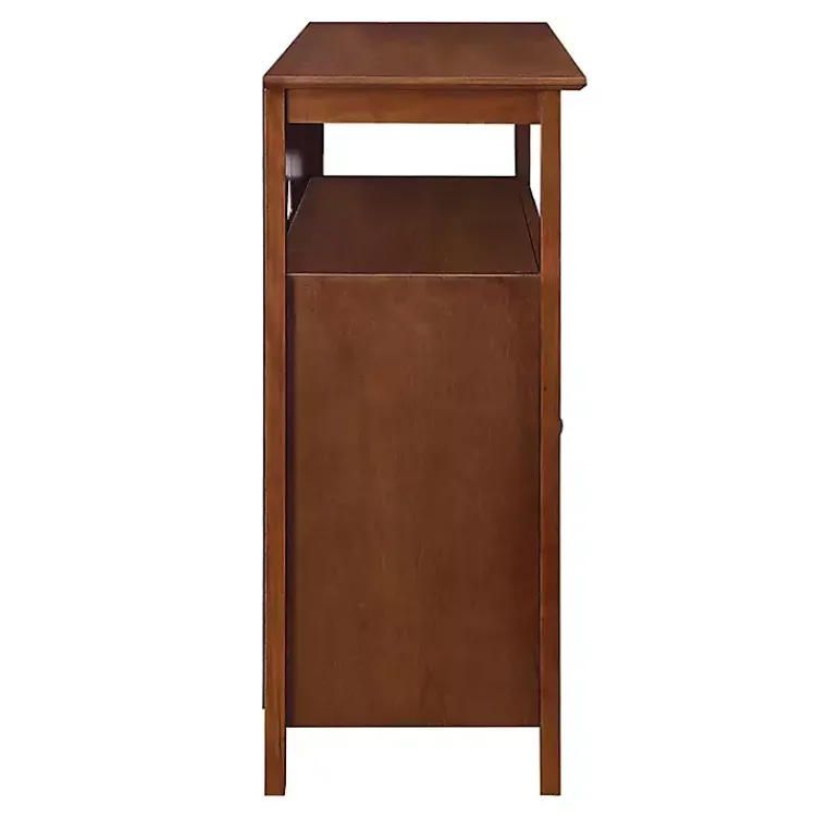 Kirklands Home Tv Stands & Media Consoles|Tiered Deluxe Cali Media Cabinet Brown
