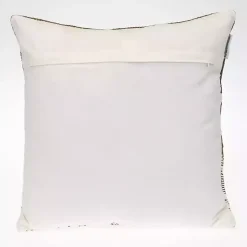 Outlet Brown Transitional Stripe Pillow Pillows