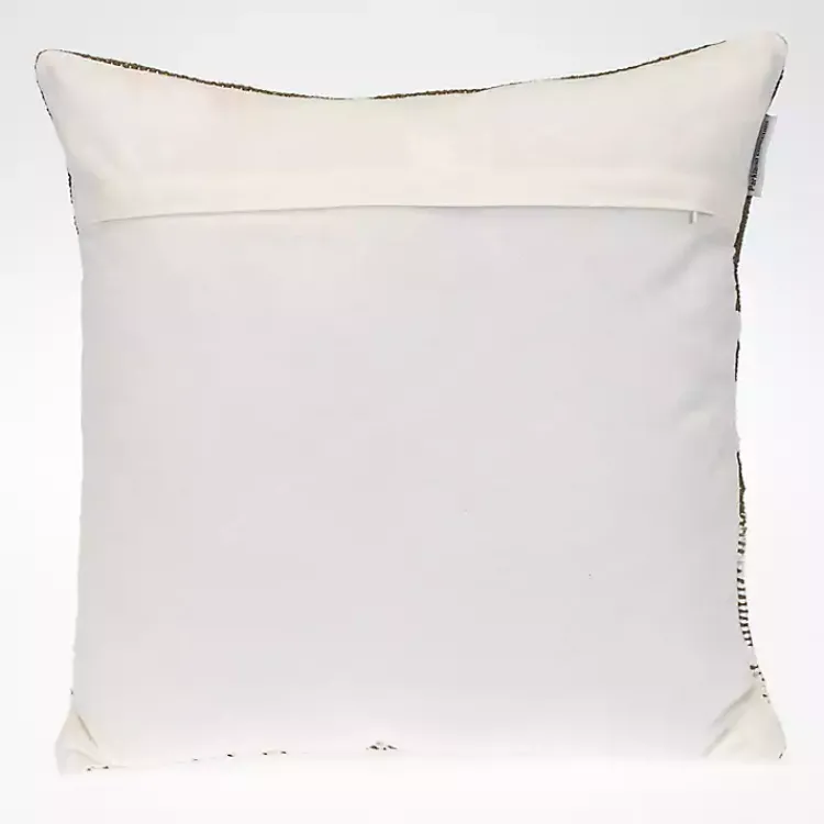 Outlet Brown Transitional Stripe Pillow Pillows