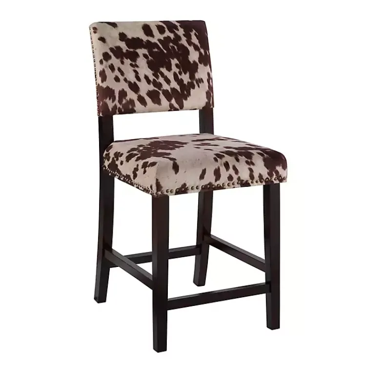Kirklands Home Bar Stools & Counter Height Stools|Udder Madness Counter Stool Brown